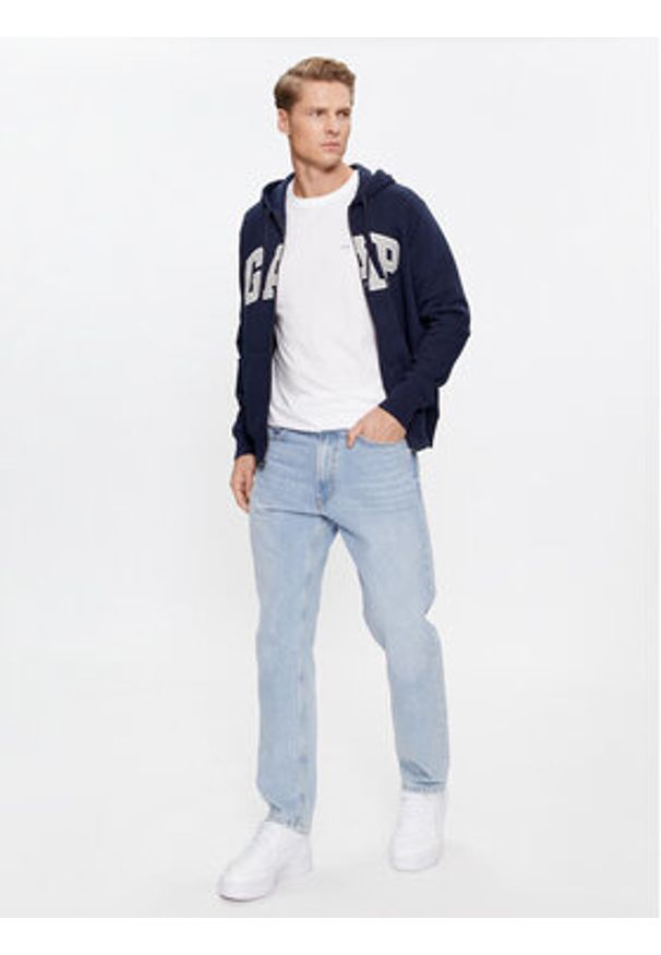 GAP - Gap T-Shirt 753766-01 Biały Regular Fit. Kolor: biały. Materiał: bawełna