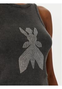 Patrizia Pepe Top 8M1768/J373-S763 Szary Slim Fit. Kolor: szary. Materiał: bawełna #2