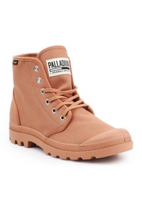 Buty Palladium Pampa Hi Originale W 75349-225-M beżowy. Wysokość cholewki: przed kolano. Kolor: beżowy. Materiał: materiał, syntetyk. Szerokość cholewki: normalna. Styl: klasyczny #2