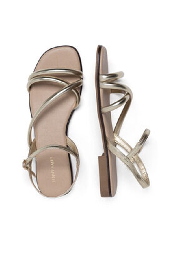 Jenny Fairy Sandały WYL3665-3 Złoty. Kolor: złoty. Materiał: syntetyk, skóra