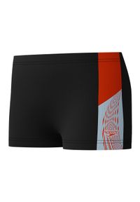 Kąpielówki chłopięce spodenki kąpielowe Speedo Dive. Kolor: czerwony, wielokolorowy, czarny #1