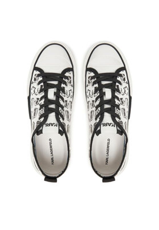 Karl Lagerfeld - KARL LAGERFELD Trampki KL60612T Biały. Kolor: biały. Materiał: materiał