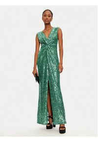 Rinascimento Sukienka wieczorowa CFC0121922003 Zielony Regular Fit. Kolor: zielony. Materiał: syntetyk. Styl: wizytowy #2