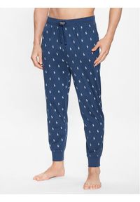 Polo Ralph Lauren Spodnie piżamowe 714899500003 Granatowy Regular Fit. Kolor: niebieski. Materiał: bawełna
