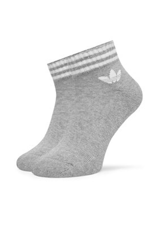 Adidas - adidas Zestaw 3 par wysokich skarpet unisex 3-Stripes JV7437 Kolorowy. Materiał: materiał, bawełna. Wzór: kolorowy