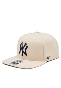 47 Brand Czapka z daszkiem New York Yankees No Shot '47 CAPTAIN NSHOT17WBP Beżowy. Kolor: beżowy. Materiał: materiał #1