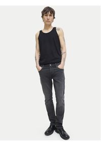 Jack & Jones - Jack&Jones Jeansy Mike Fox 12278115 Czarny Tapered Fit. Kolor: czarny #4