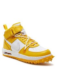 Nike Sneakersy Air Force 1 Mid Sp Lthr DR0500 101 Żółty. Kolor: żółty. Materiał: skóra. Model: Nike Air Force #2