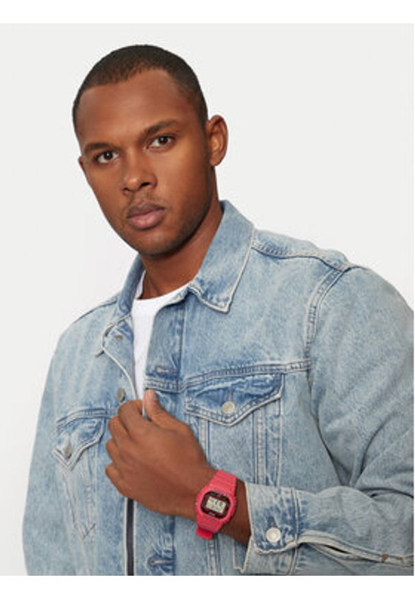 G-Shock Zegarek Energy Pack DW-5600EP-4ER Czerwony. Kolor: czerwony