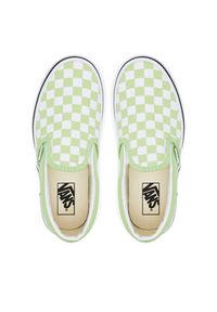 Vans Tenisówki Classic Slip-On VN000D0JE2Y1 Zielony. Zapięcie: bez zapięcia. Kolor: zielony. Materiał: materiał #5