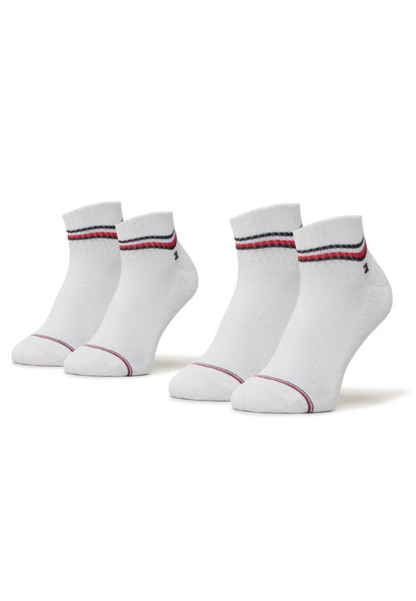 TOMMY HILFIGER - Skarpety krótkie Tommy Hilfiger. Kolor: biały