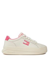 Tommy Jeans Sneakersy Tjw City Flatform EN0EN02500 Écru. Materiał: skóra #1