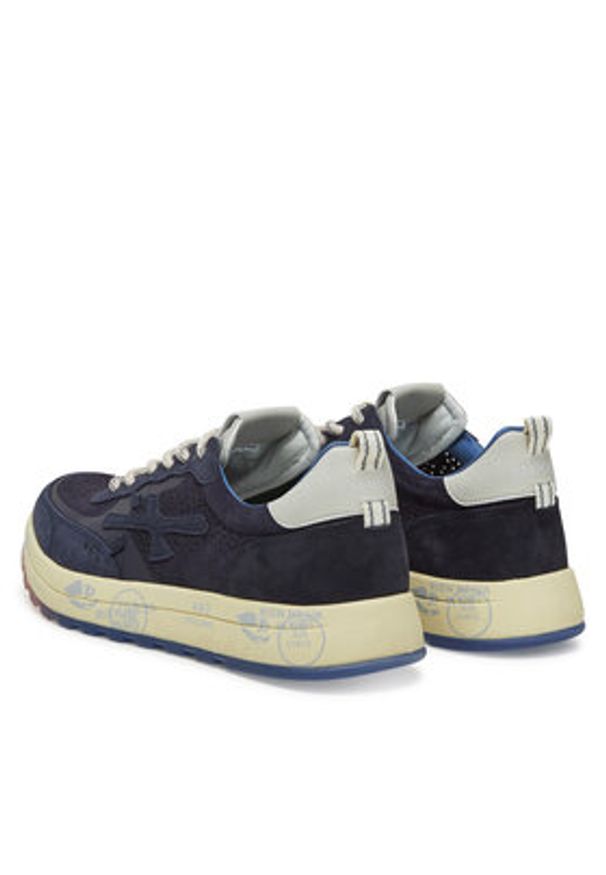 Premiata Sneakersy Nous Var 7222 Granatowy. Kolor: niebieski. Materiał: materiał