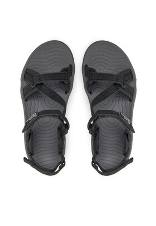 Jack Wolfskin Sandały Lakewood RiderSandal 4019041 Czarny. Kolor: czarny. Materiał: materiał