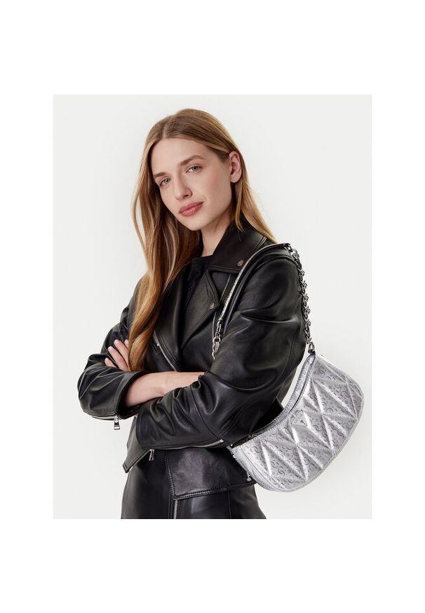 Torebka Guess. Kolor: srebrny