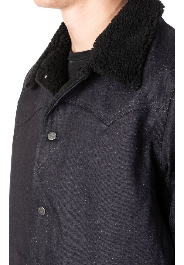 Lee - LEE SHERPA JACKET MĘSKA KURTKA JEANSOWA DRY L97VGP41 112124433. Materiał: jeans