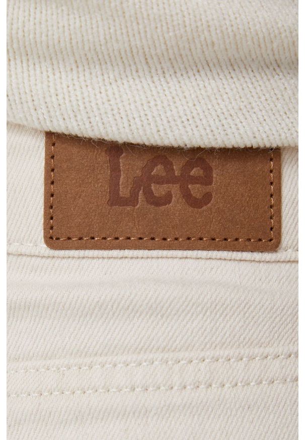 Lee Jeansy Carol damskie high waist. Stan: podwyższony. Kolor: beżowy