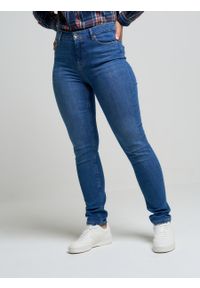 Big-Star - Spodnie jeans damskie z wysokim stanem Katrina High Waist 470. Stan: podwyższony. Kolor: niebieski #6