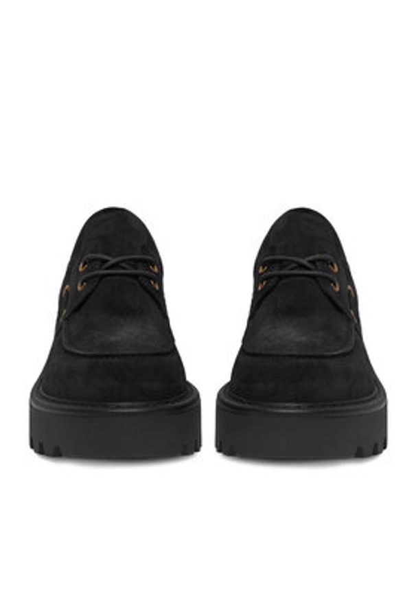 Badura Loafersy EO-AZALEA-8126-25 Czarny. Kolor: czarny. Materiał: skóra, zamsz