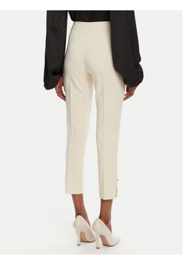 Rinascimento Spodnie materiałowe CFC0122858003 Écru Regular Fit. Materiał: syntetyk