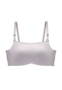 Intica - Biustonosz push-up z regulowanymi ramiączkami piankowy Ihna. Kolor: szary. Materiał: materiał. Rodzaj stanika: push-up #1
