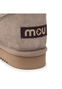 Mou Śniegowce Eskimo 18 FW101001C Beżowy. Kolor: beżowy. Materiał: skóra, zamsz #3