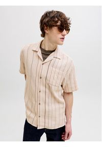 Jack & Jones Koszula Bradley 12290119 Beżowy Regular Fit. Kolor: beżowy. Materiał: bawełna #4