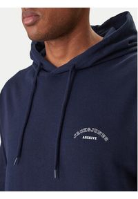 Jack & Jones Bluza College Logo 12288362 Granatowy Regular Fit. Kolor: niebieski. Materiał: bawełna #4