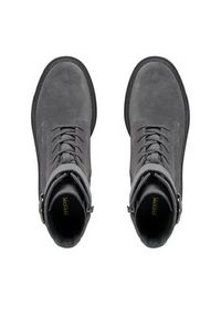 Geox Trzewiki D Felleny D46XEB 00022 C1115 Szary. Kolor: szary. Materiał: skóra, zamsz #3