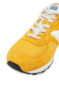 New Balance Sneakersy U574VPY Żółty. Kolor: żółty. Materiał: zamsz, skóra. Model: New Balance 574