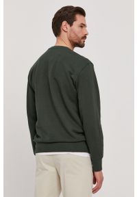 Selected - Bluza bawełniana. Okazja: na co dzień. Kolor: zielony. Materiał: bawełna. Styl: casual #4