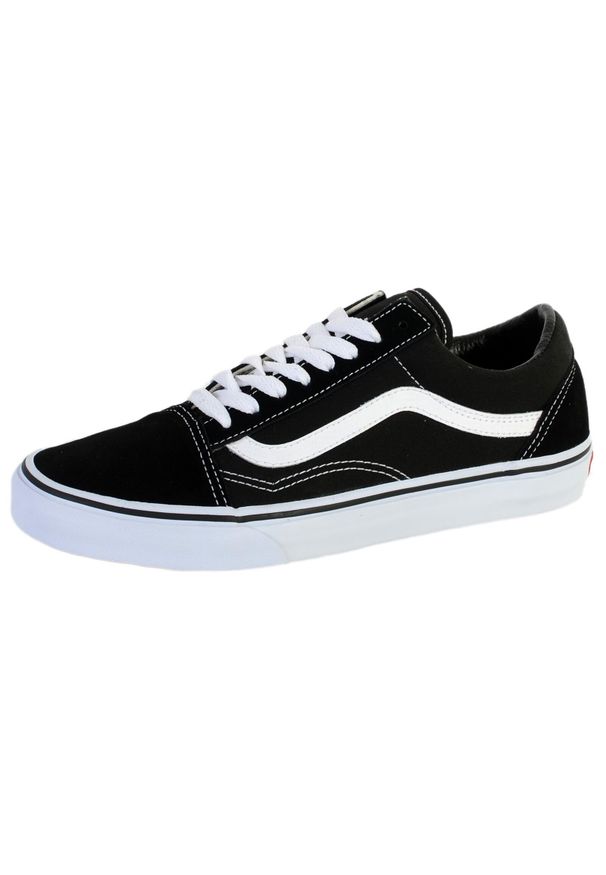 Vans Old Skool, Czarny. Kolor: czarny, biały, wielokolorowy. Model: Vans Old Skool. Sport: skateboard
