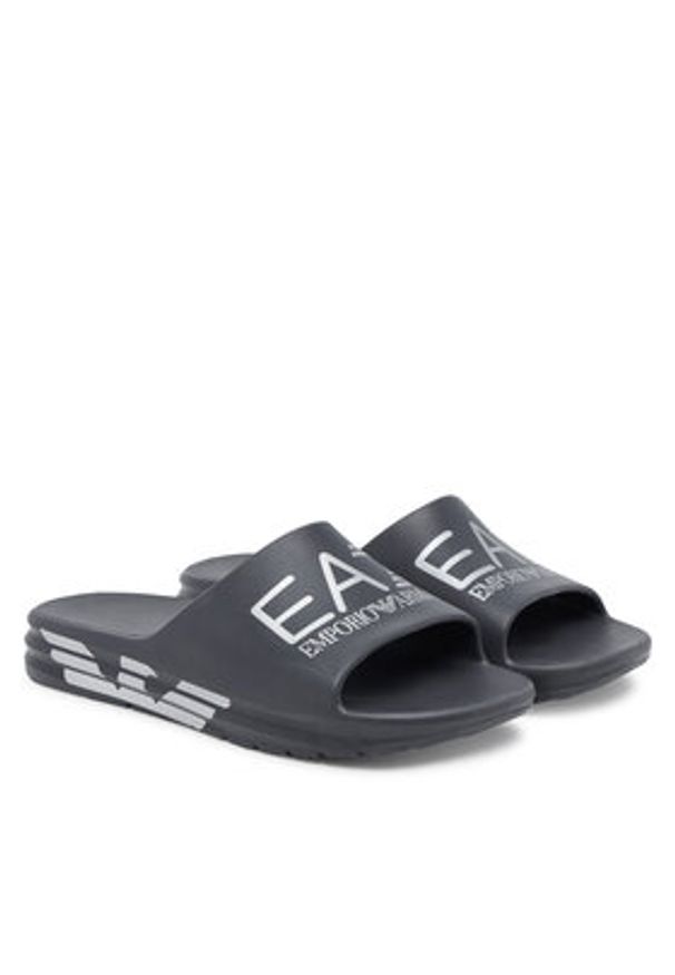 EA7 Emporio Armani Klapki XBP008 XK337 U501 Szary. Kolor: szary