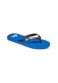 Quiksilver - Klapki japonki dla Mężczyzn MOLOKAI. Okazja: na plażę. Kolor: wielokolorowy. Materiał: syntetyk, guma. Styl: sportowy #1