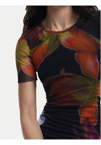 Desigual Sukienka codzienna Roterdam 25SWVK12 Czarny Slim Fit. Okazja: na co dzień. Kolor: czarny. Materiał: syntetyk. Typ sukienki: proste. Styl: casual #3