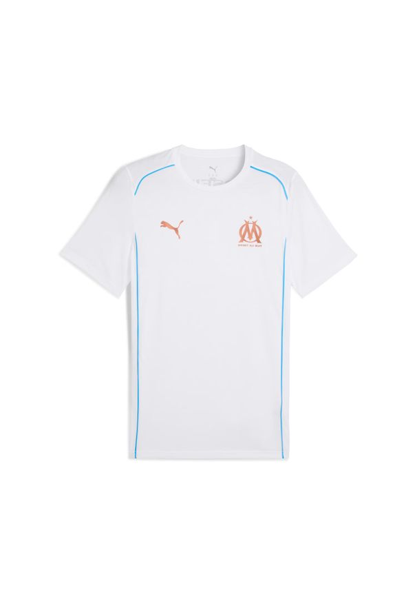 Puma - Koszulka OM 2024/25. Kolor: biały. Sport: piłka nożna
