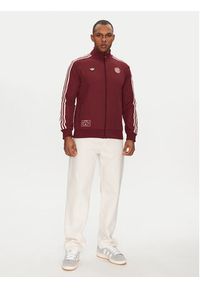 Adidas - adidas Bluza FC Bayern Terrace JF0582 Czerwony Slim Fit. Kolor: czerwony. Materiał: syntetyk #4