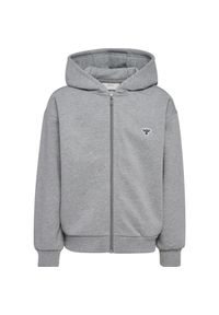 Dziecięca bluza z kapturem zapinana na zamek Hummel Bee Loose. Typ kołnierza: kaptur. Kolor: szary #1