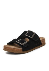 G-Star RAW - G-Star Raw Klapki CWB-WS-1128-50-S Czarny. Kolor: czarny. Materiał: zamsz, skóra #6