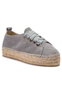 Manebi Espadryle Sneakers D A C.1 E0 AC Szary. Kolor: szary. Materiał: zamsz, skóra