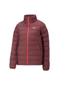 Zimowa Kurtka Damska Puma Bakłażan - Elegancka i Ciepła. Kolor: fioletowy. Materiał: poliester. Sezon: zima #1