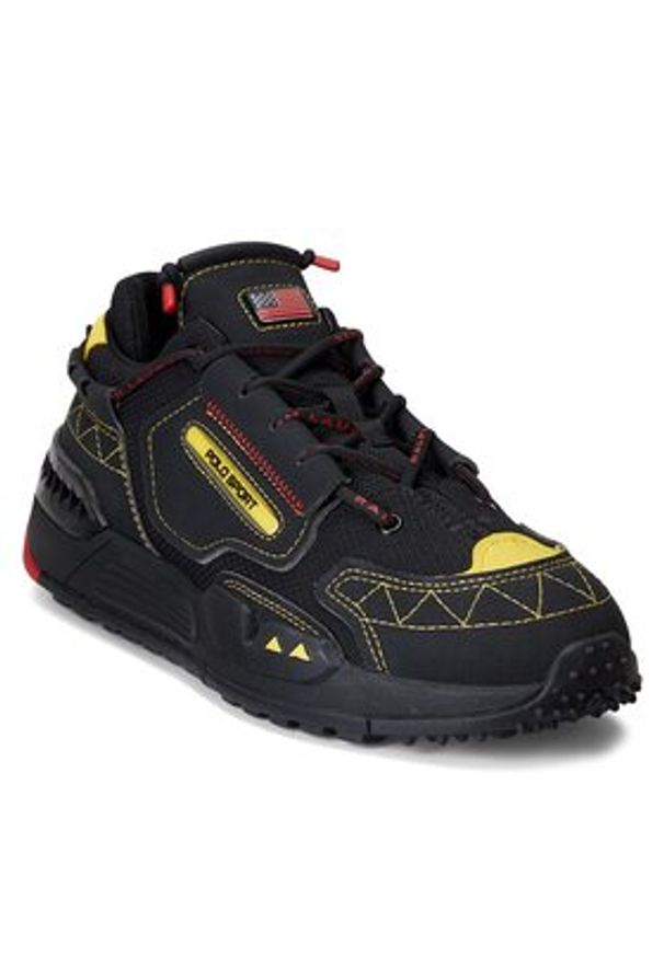 Polo Ralph Lauren Sneakersy 809846170002 Czarny. Kolor: czarny. Materiał: materiał