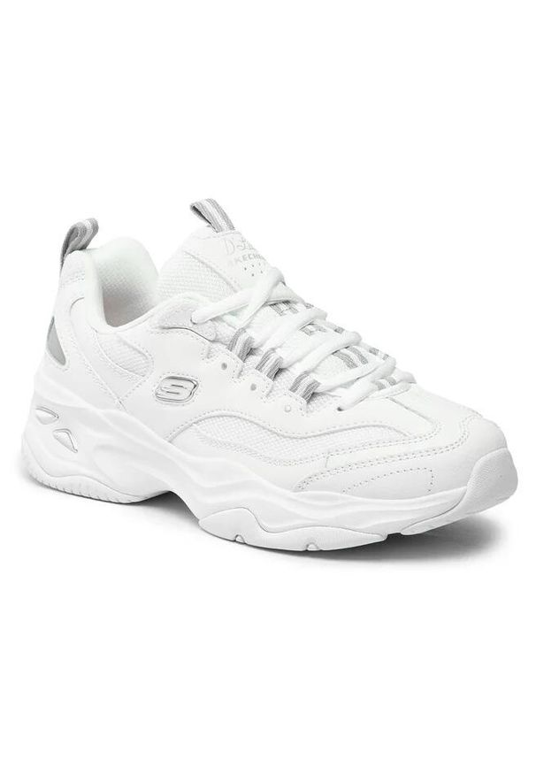 skechers - Buty na co dzień damskie SKECHERS DLITES 4.0 FRESH eko skóra. Okazja: na co dzień. Kolor: wielokolorowy. Materiał: skóra