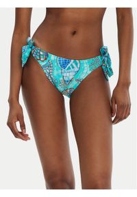 Seafolly Dół od bikini La Mer 40678-214 Turkusowy. Kolor: turkusowy. Materiał: syntetyk