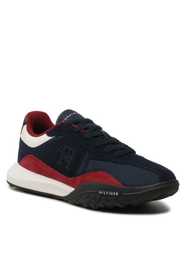 TOMMY HILFIGER - Sneakersy Tommy Hilfiger. Kolor: niebieski