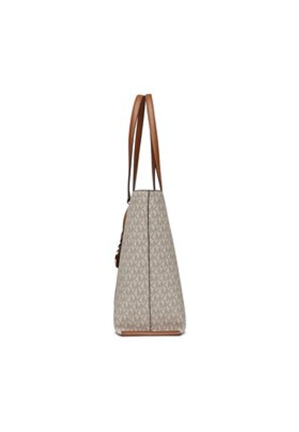 MICHAEL Michael Kors Torebka Temple Tote 30R4G1LT3B Beżowy. Kolor: beżowy. Materiał: skórzane