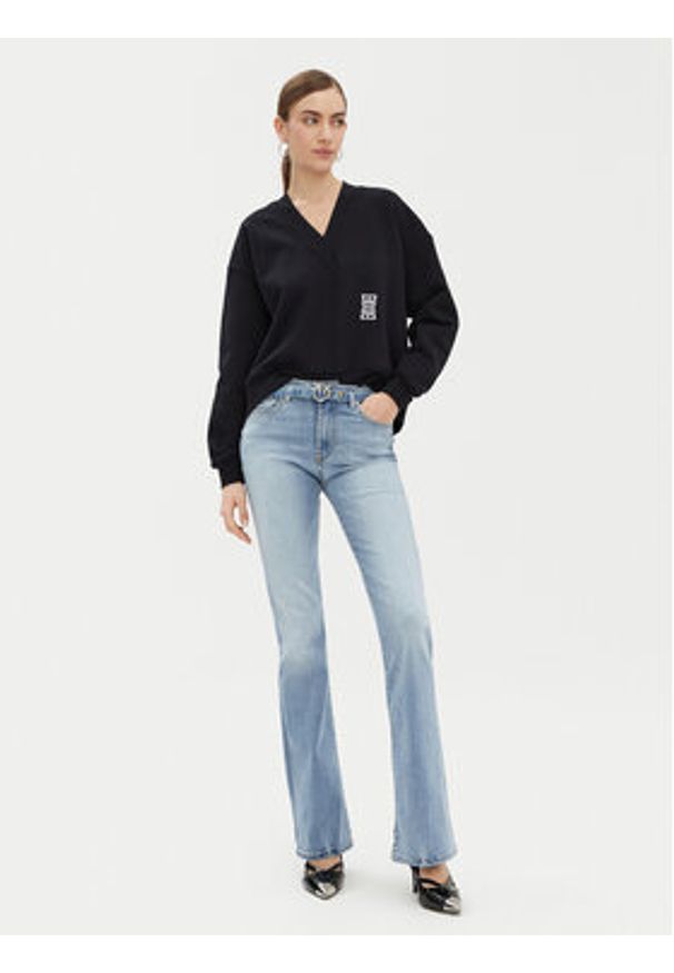 Pinko - PINKO Jeansy Flora 100166 Niebieski Flare Fit. Kolor: niebieski