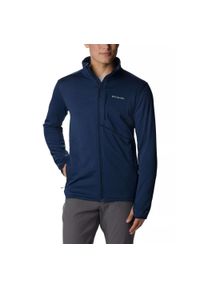 columbia - Sweter polarowy męski Columbia Park View Fleece Full Zip. Typ kołnierza: polo. Kolor: niebieski. Materiał: polar. Sezon: zima, lato. Sport: turystyka piesza