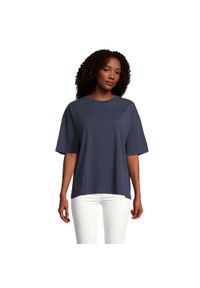 SOL'S - Koszulka Damska Boxy Oversized T-shirt. Kolor: niebieski