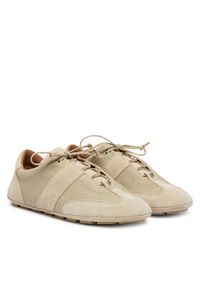BOSS Sneakersy Roxanne 50557962 Beżowy. Kolor: beżowy. Materiał: skóra #5